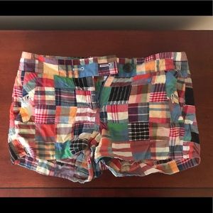 Jcrew patchwork shorts